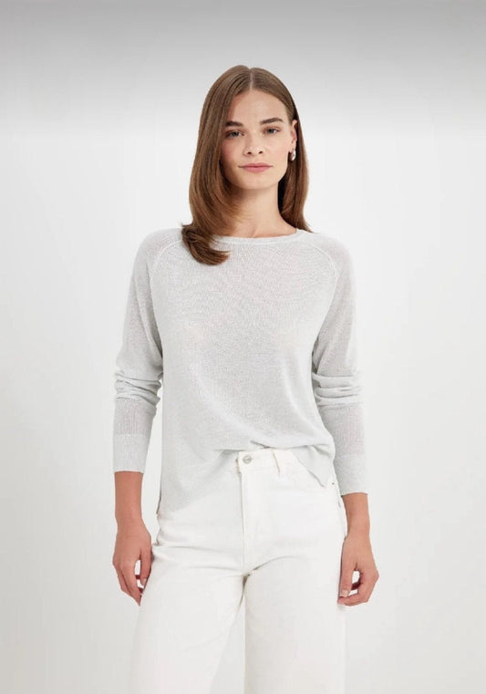 Metallic Sweater - Silver