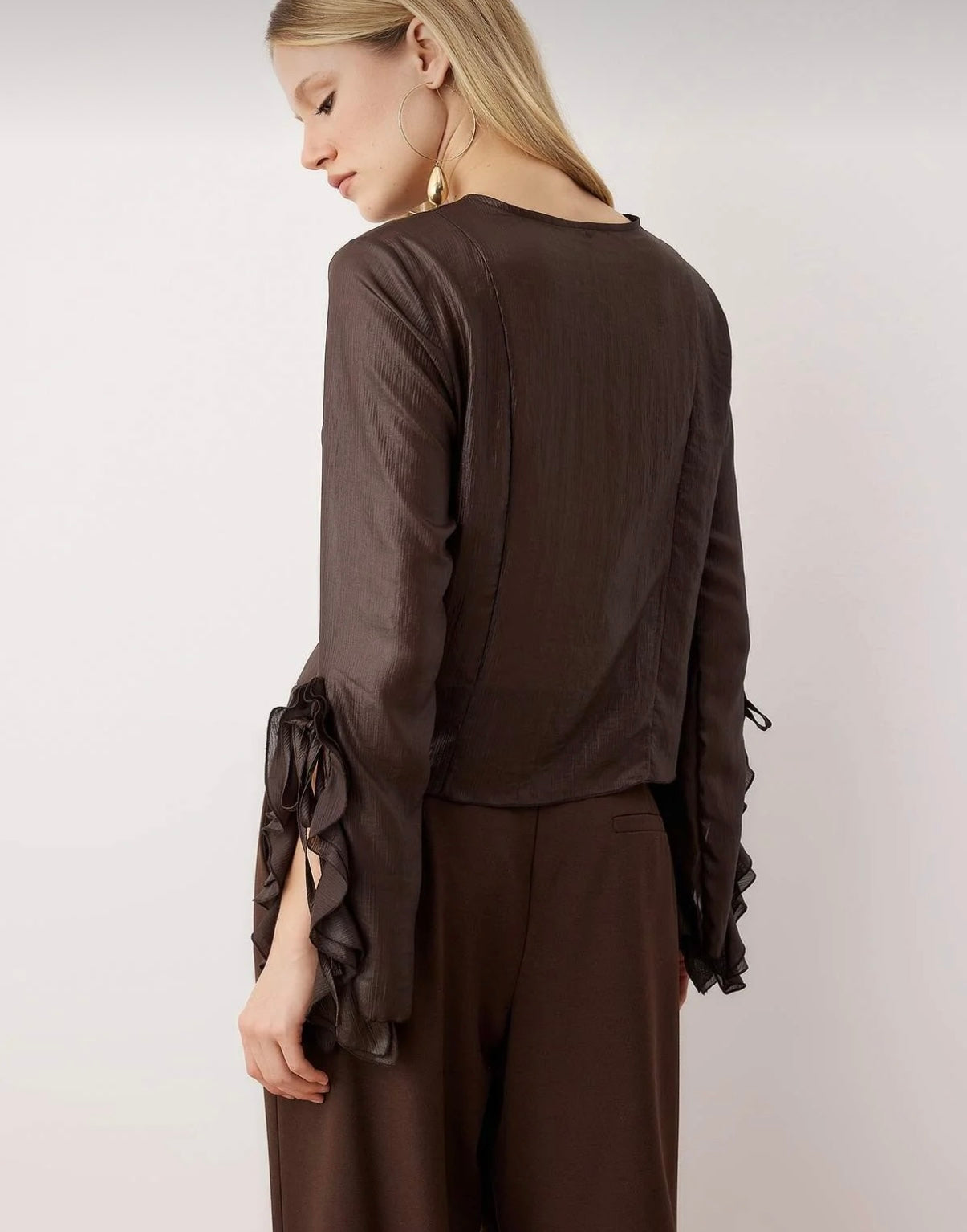Mocha Muse Blouse