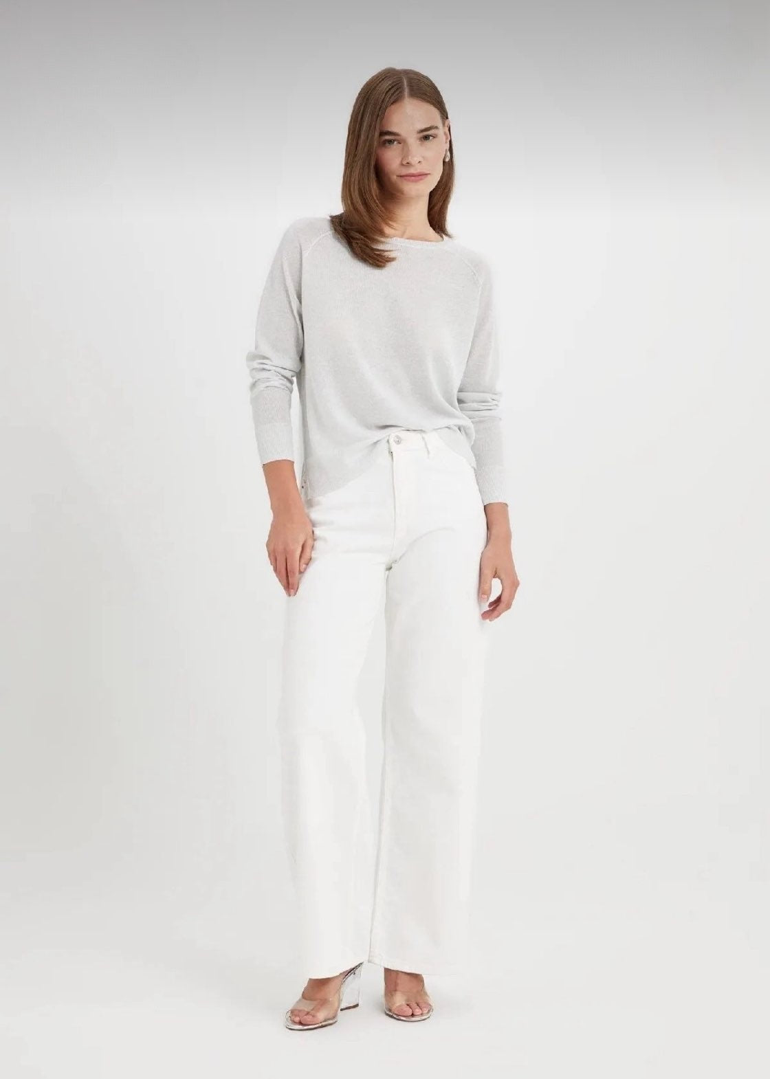 Metallic Sweater - Silver