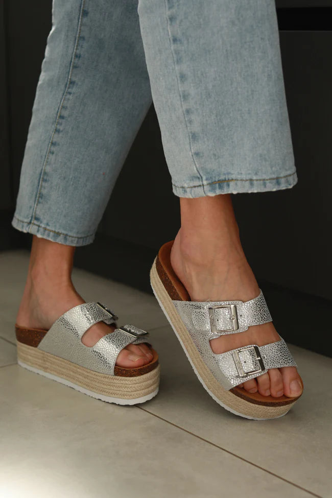 Julz Chicago Metallic Silver Specs