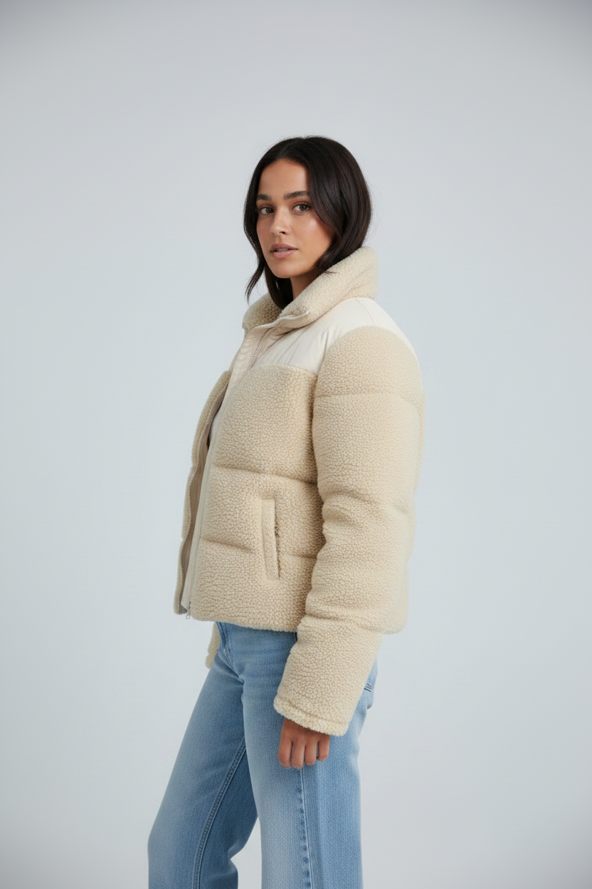 Plush Crop Puffer