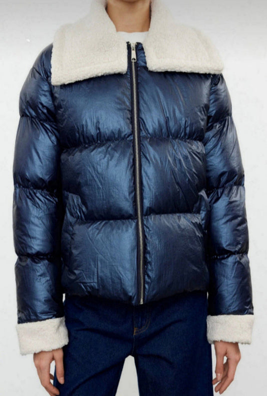 Navy Blue Puffer