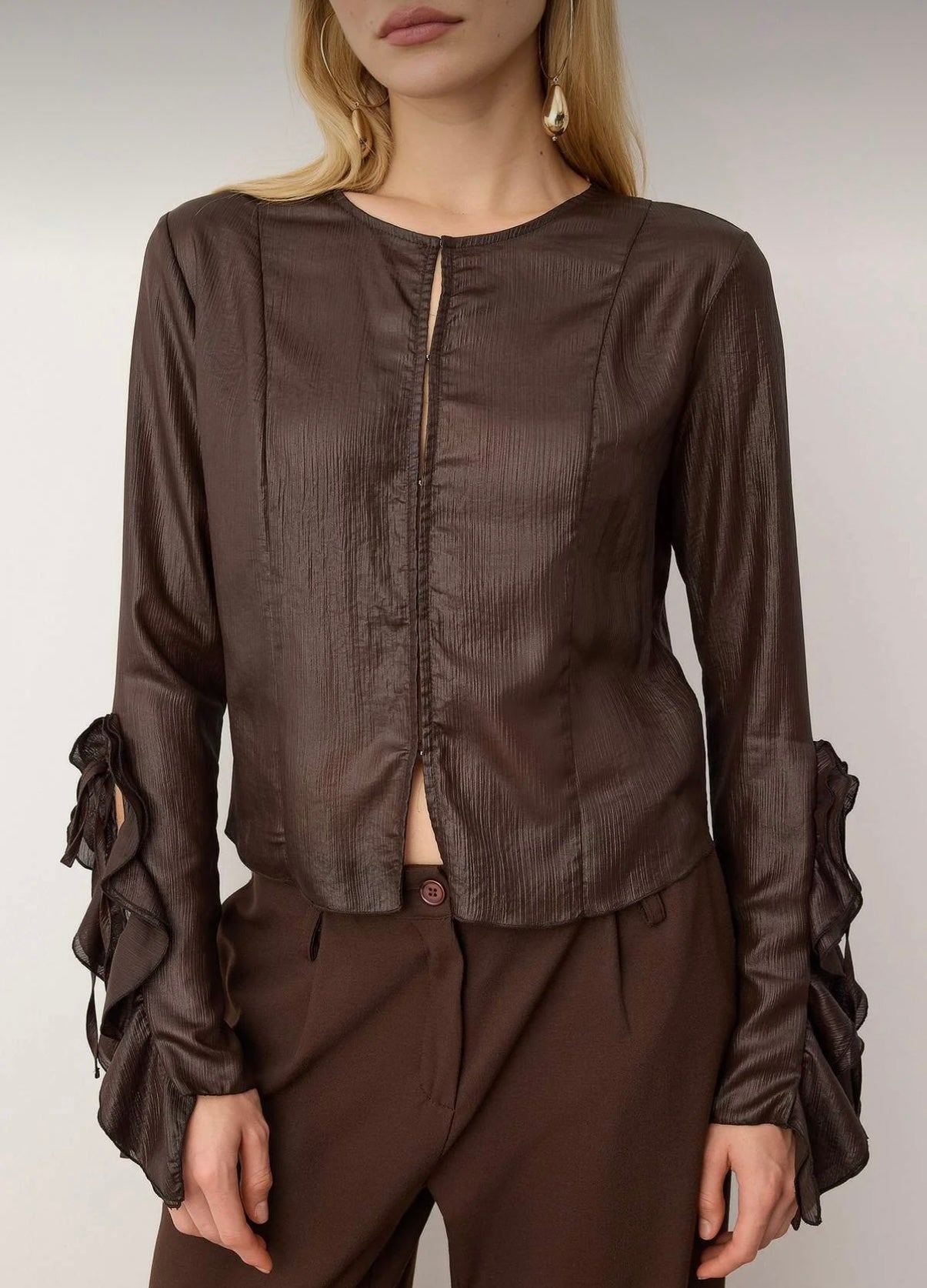 Mocha Muse Blouse