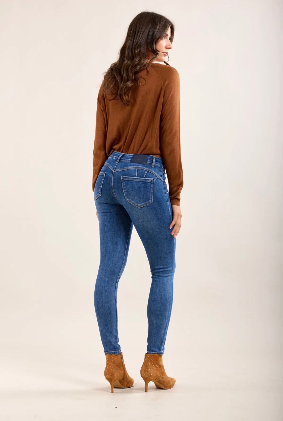 French Shapewear Jeans Light Blue