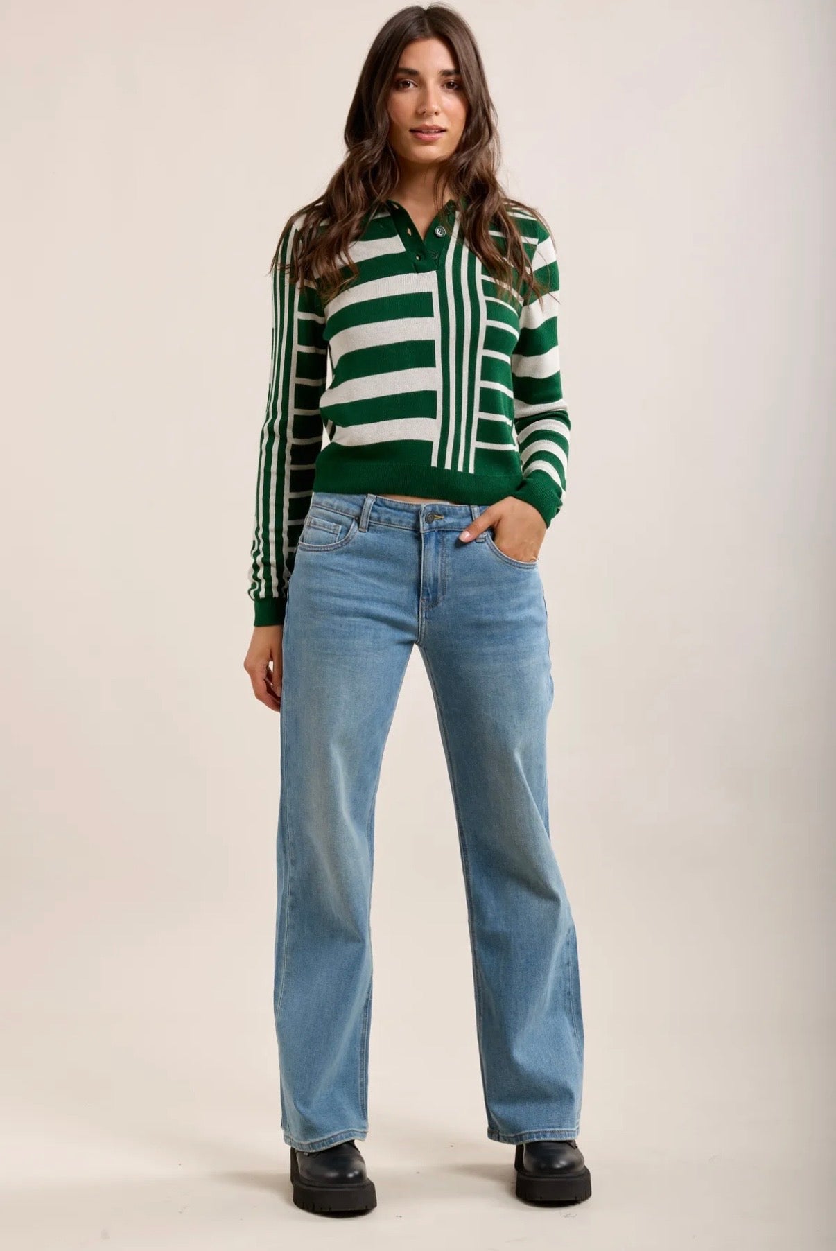 French Wide Leg Jeans