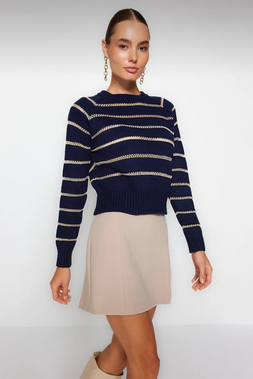 Navy Luxe Knit