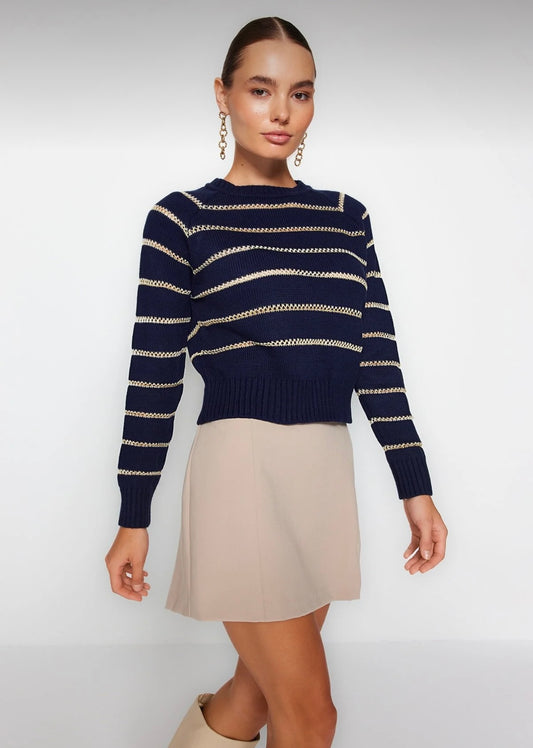 Navy Luxe Knit