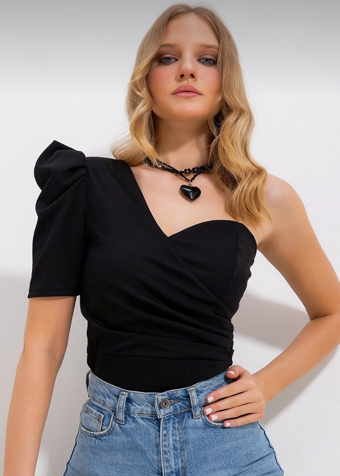 One-Shoulder Blouse