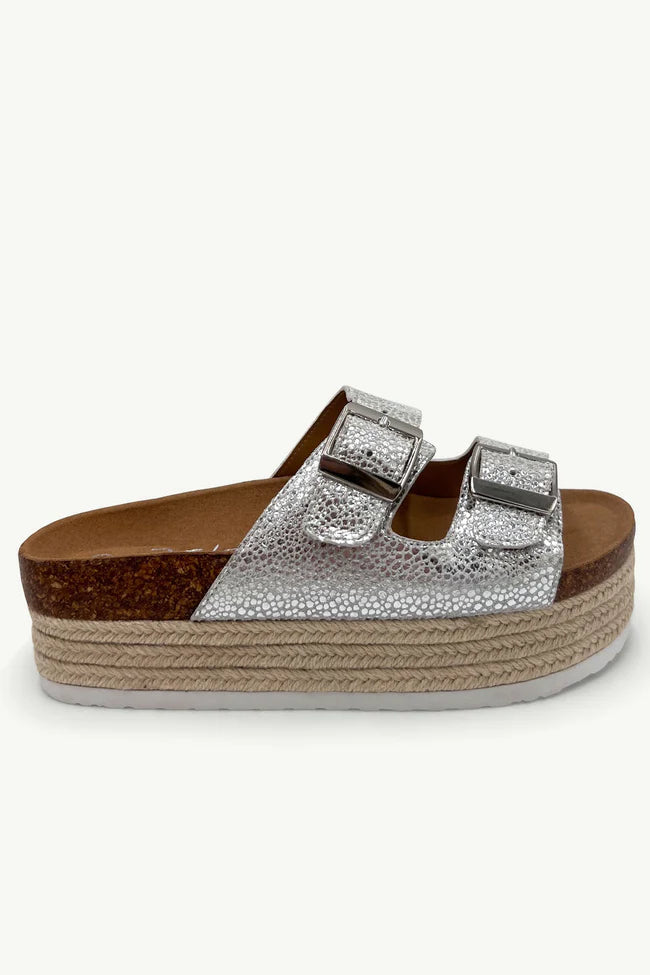 Julz Chicago Metallic Silver Specs