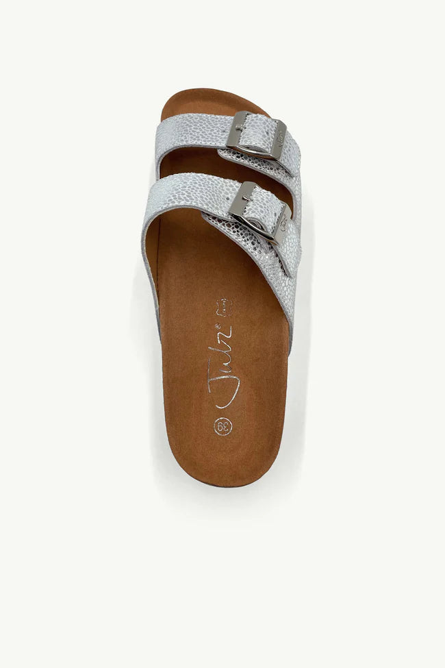 Julz Chicago Metallic Silver Specs