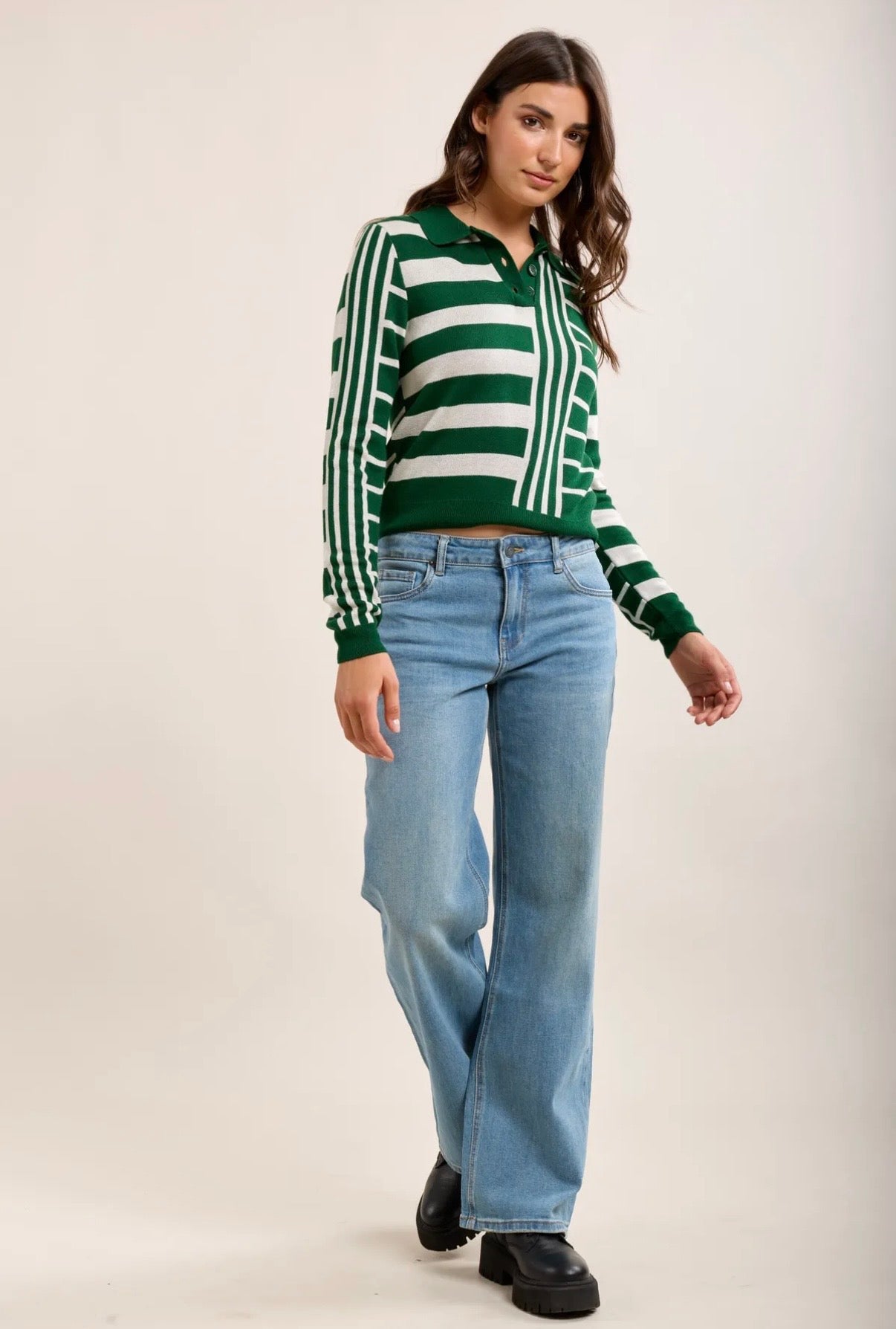 French Wide Leg Jeans