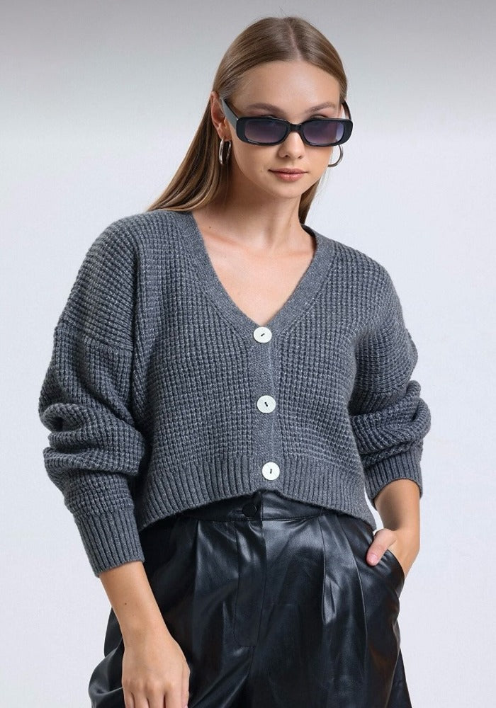 Charcoal Cardigan