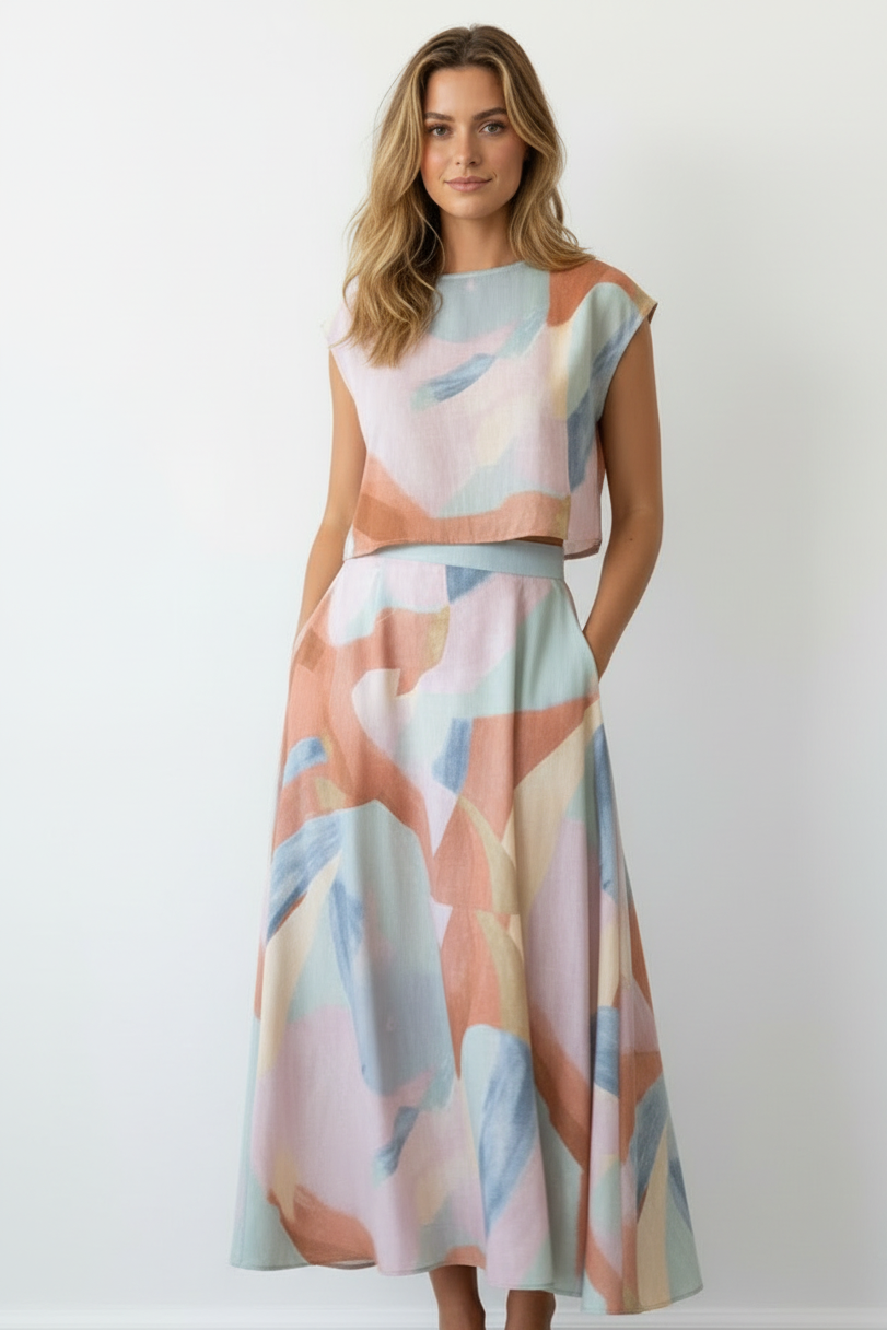 Dusk Luxe Co-Ord – Hands in Pockets
