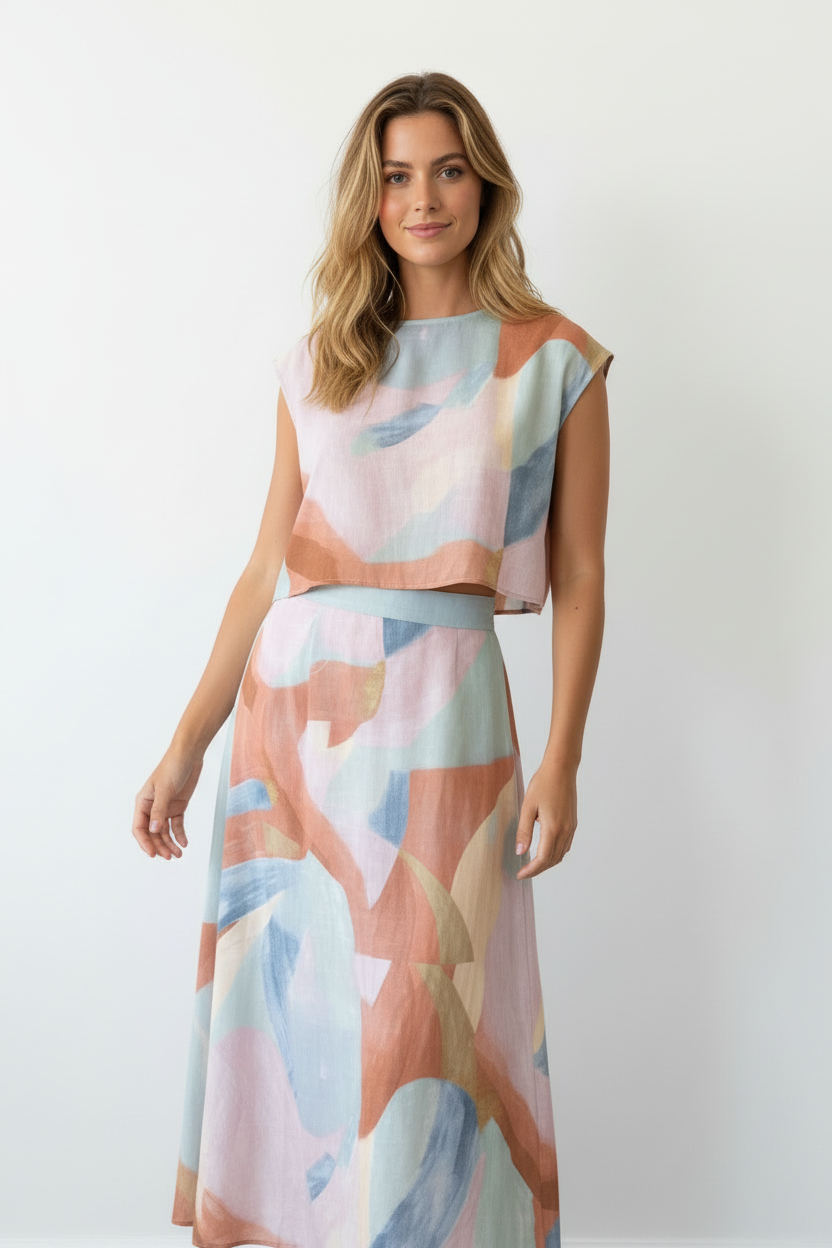 Dusk Luxe Co-Ord – Three Quarter