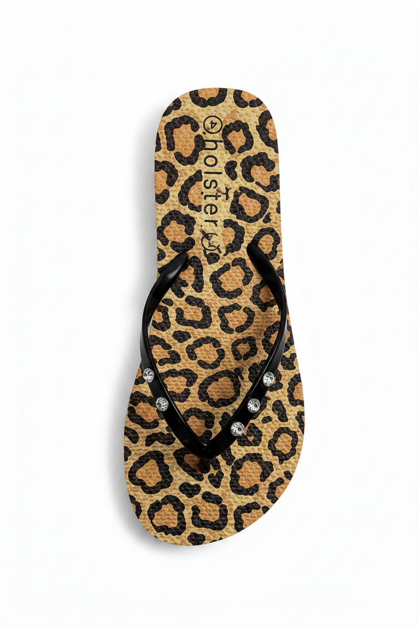 Holster Holiday Leopard - Flatlay Portrait
