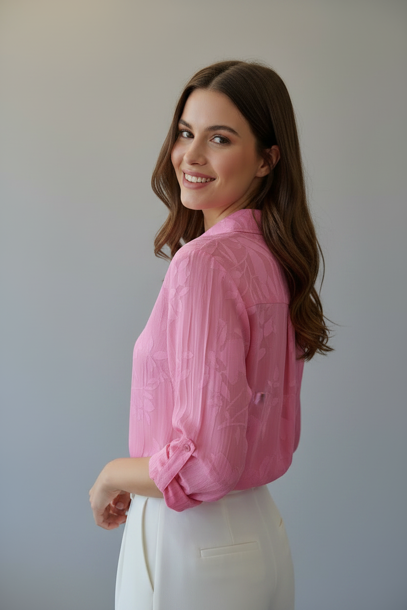 Paris Blouse - 3/4 Angle 3