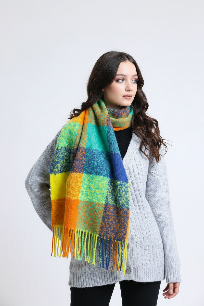 Mohair Scarf - Multicolour