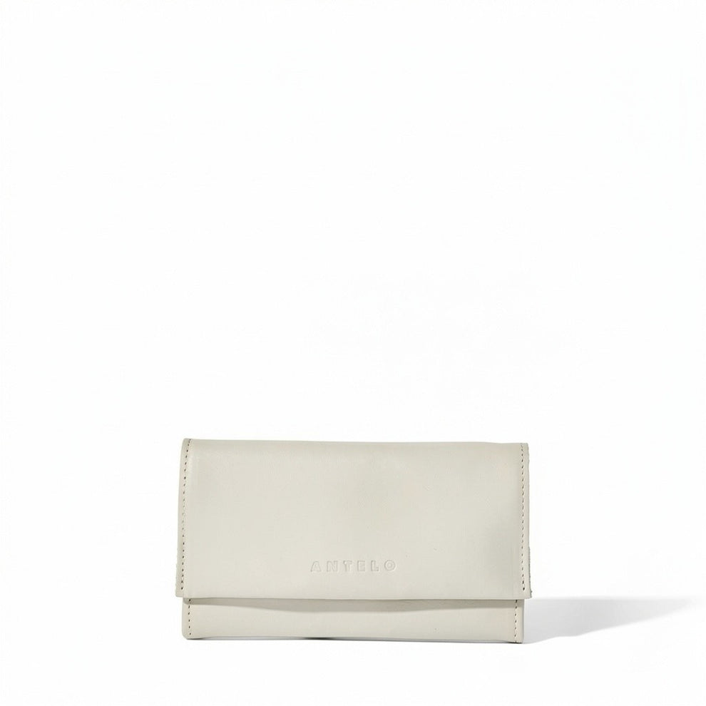 Antelo Evie Three-quarter Wallet Bone White