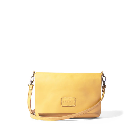 Antelo Jeanie XL Leather Crossbody Sunwashed Yellow