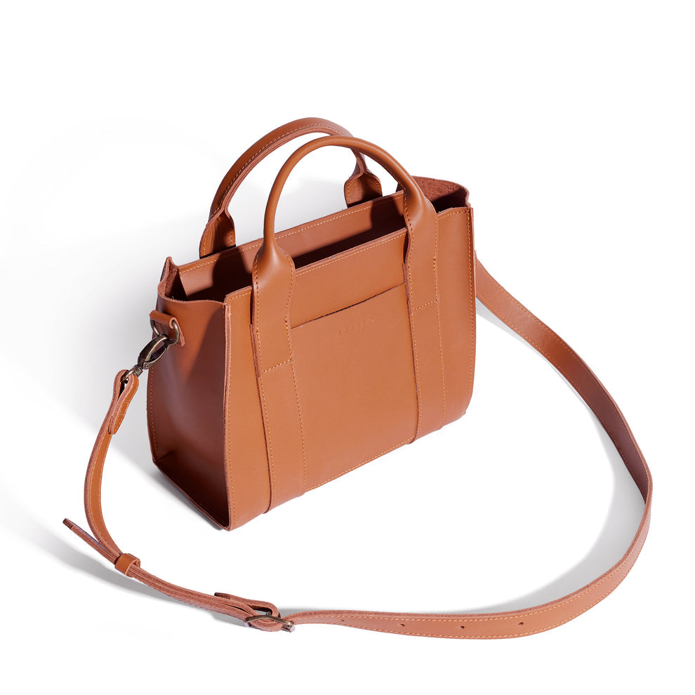 Antelo Noa East-West Medium Crossbody Cider Tan