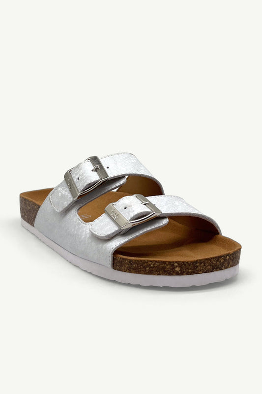 Julz Hudson Espadrille Silver
