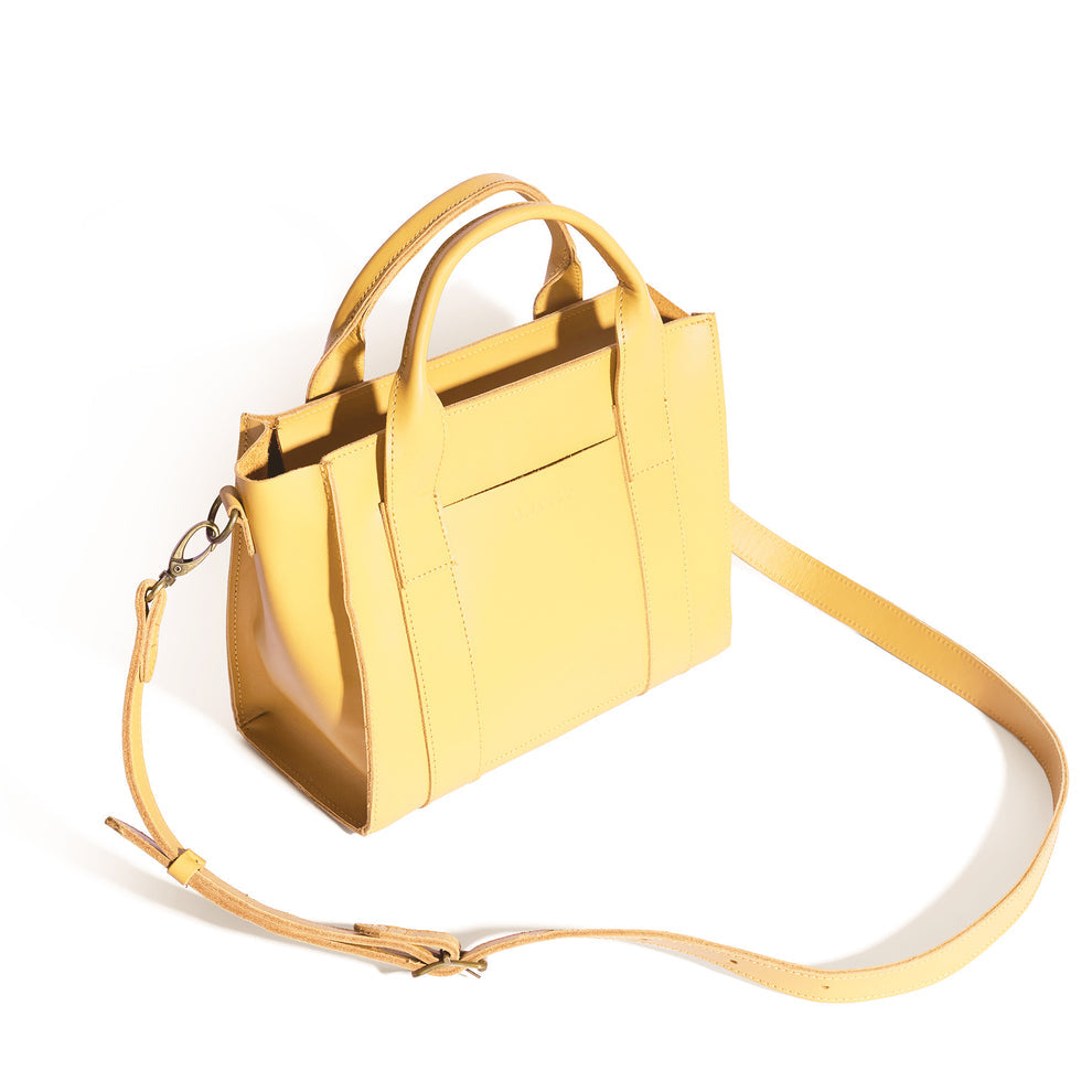 Antelo Noa East-West Medium Crossbody Sunwashed Yellow