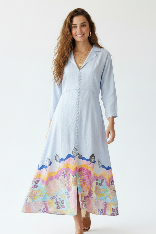 Wanderer Dress Sky - Pose 2