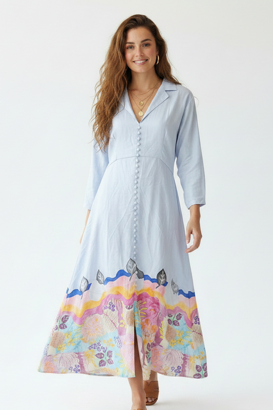 Wanderer Dress Sky - Pose 2