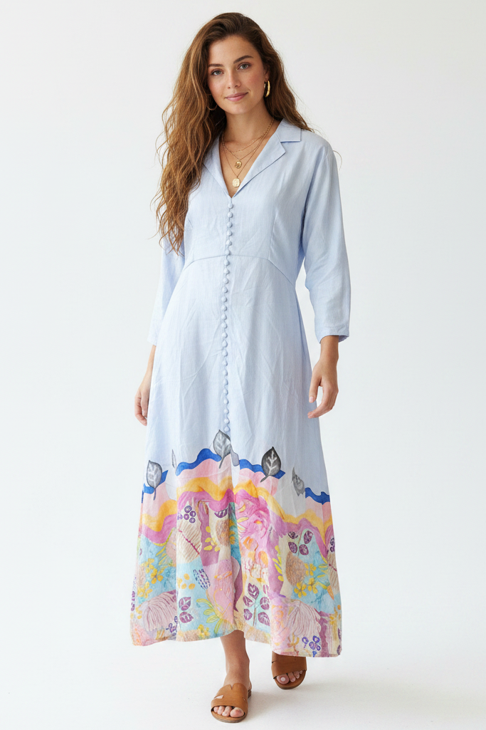 Wanderer Dress Sky - Studio 1